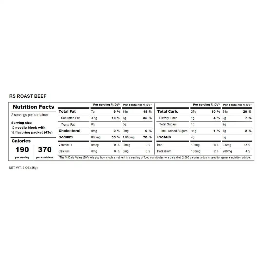 Alternative view of Maruchan Ramen Noodle Soup, Roast Beef, 3 oz