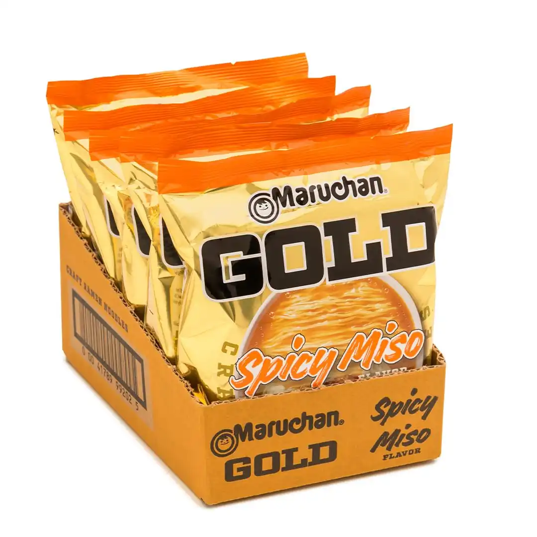 Alternative view of Maruchan Gold Spicy Miso Craft Ramen Noodles, Restaurant Quality Instant Ramen, 4.21 Oz, 5 Count (Pack of 2)