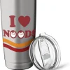 Maruchan I Heart Noods Humour Logo Stainless Steel Insulated Tumbler - Image 5