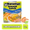 Maruchan Instant Lunch Ramen Noodles, Lime Flavor with Shrimp – Japanese-Style Instant Noodle Soup, Easy Meal Ready in 3 Minutes – 2.25 Oz. (12 Pack) - Image 3