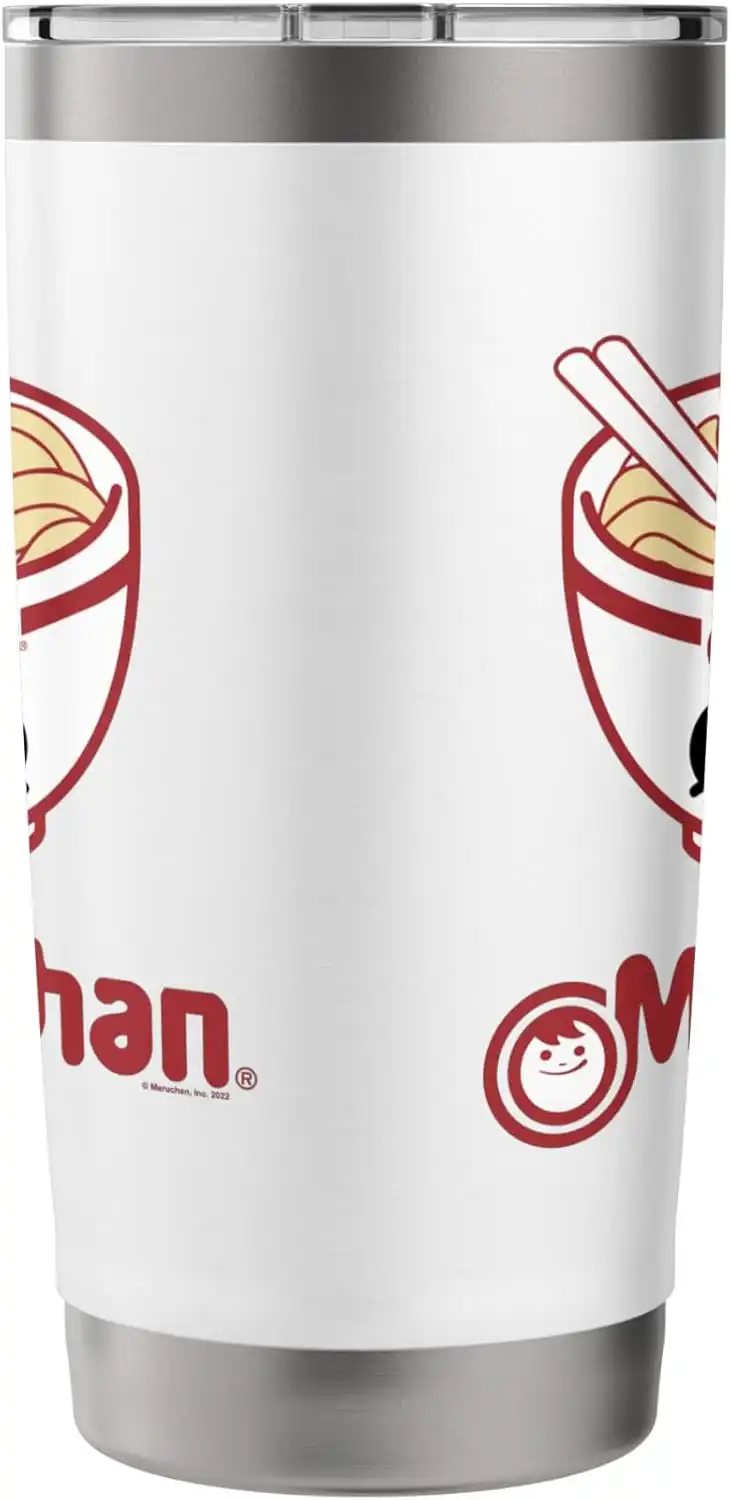 Alternative view of Maruchan Cute Noodle Bowl Face Logo Stainless Steel Insulated Tumbler