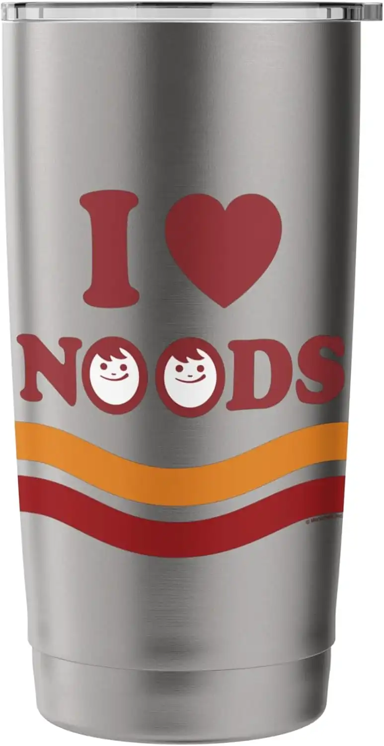 Maruchan I Heart Noods Humour Logo Stainless Steel Insulated Tumbler - Image 3