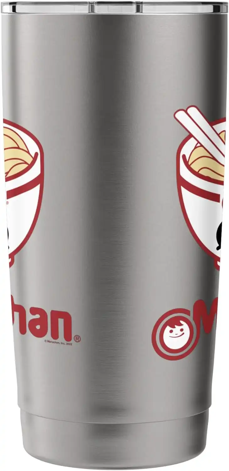 Alternative view of Maruchan Cute Noodle Bowl Face Logo Stainless Steel Insulated Tumbler
