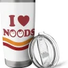 Maruchan I Heart Noods Humour Logo Stainless Steel Insulated Tumbler - Image 5
