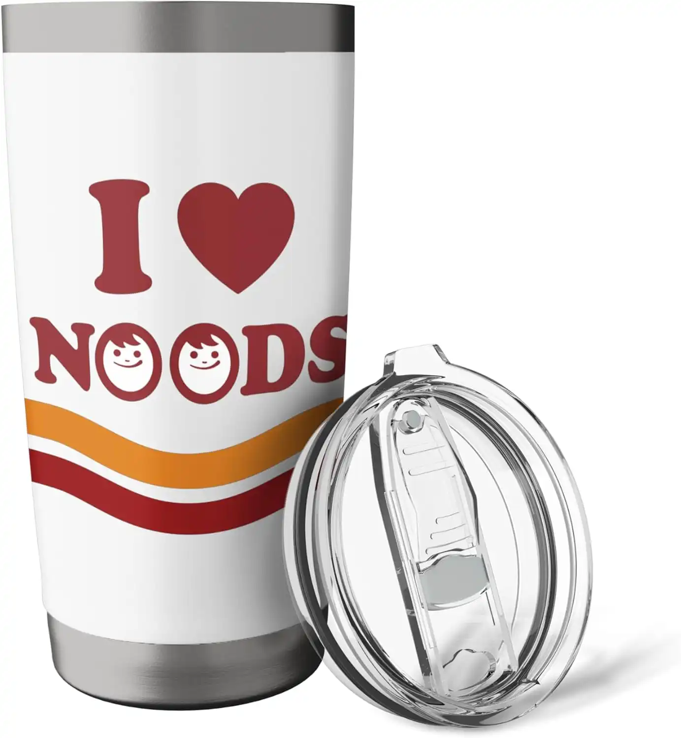 Maruchan I Heart Noods Humour Logo Stainless Steel Insulated Tumbler - Image 5