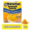 Maruchan Instant Lunch Ramen Noodles, Cheddar Cheese Flavor – Japanese-Style Instant Noodle Soup, Easy Meal Ready in 3 Minutes – 2.25 Oz. (12 Pack) - Image 3