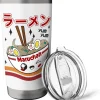 Maruchan Yum Yum Winking Noodle Bowl Poster Stainless Steel Insulated Tumbler - Image 5