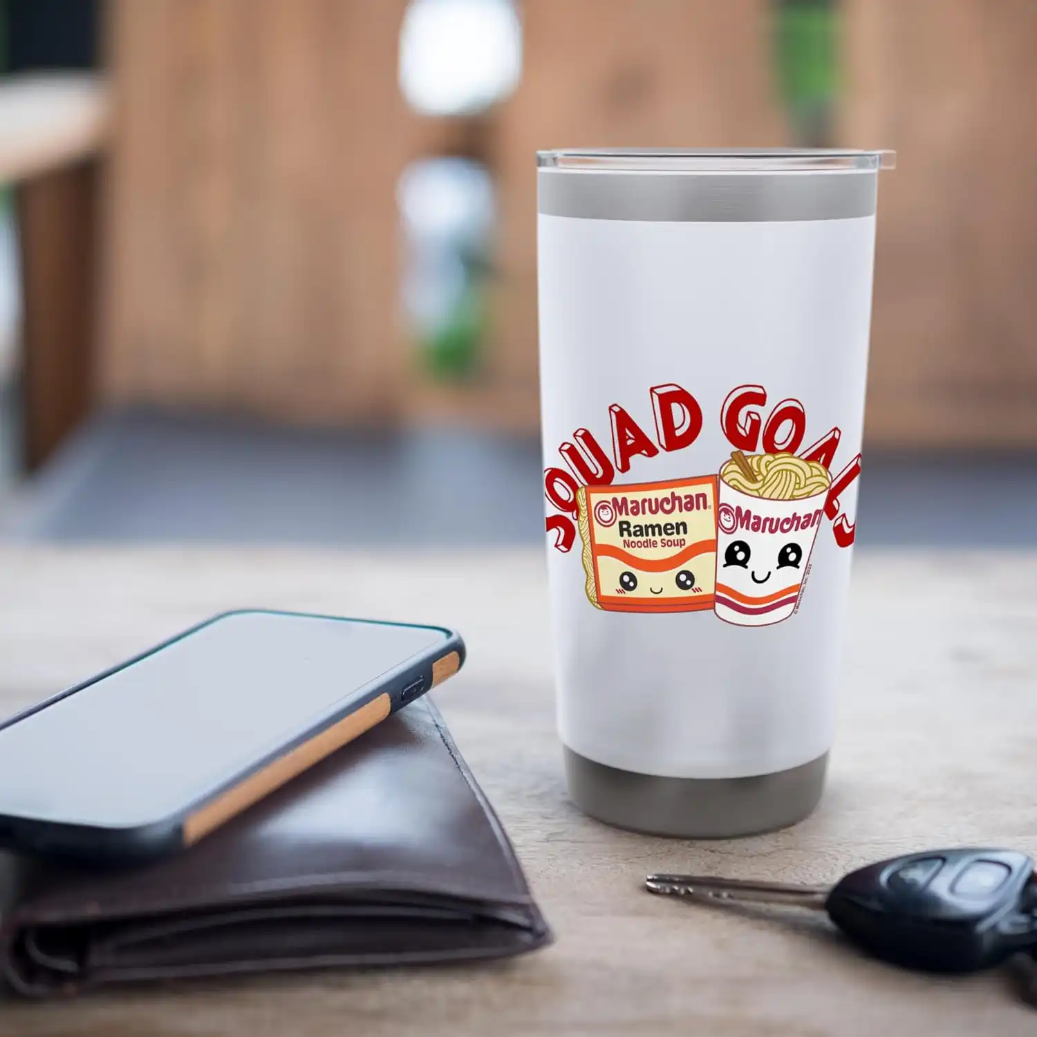 Maruchan Instant Lunch Squad Goals Noodle Friendship Kawaii Stainless Steel Insulated Tumbler - Image 7