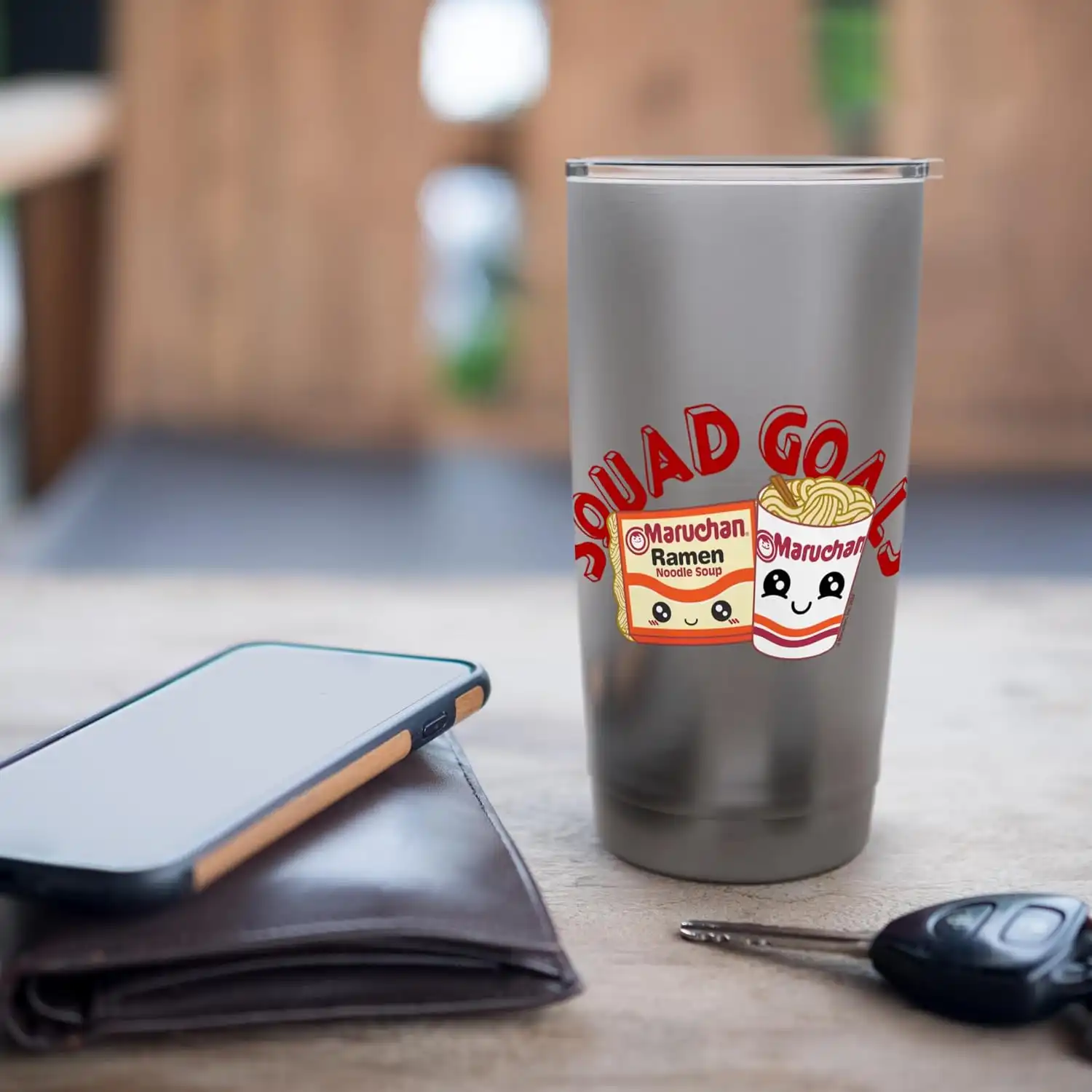 Maruchan Instant Lunch Squad Goals Noodle Friendship Kawaii Stainless Steel Insulated Tumbler - Image 7