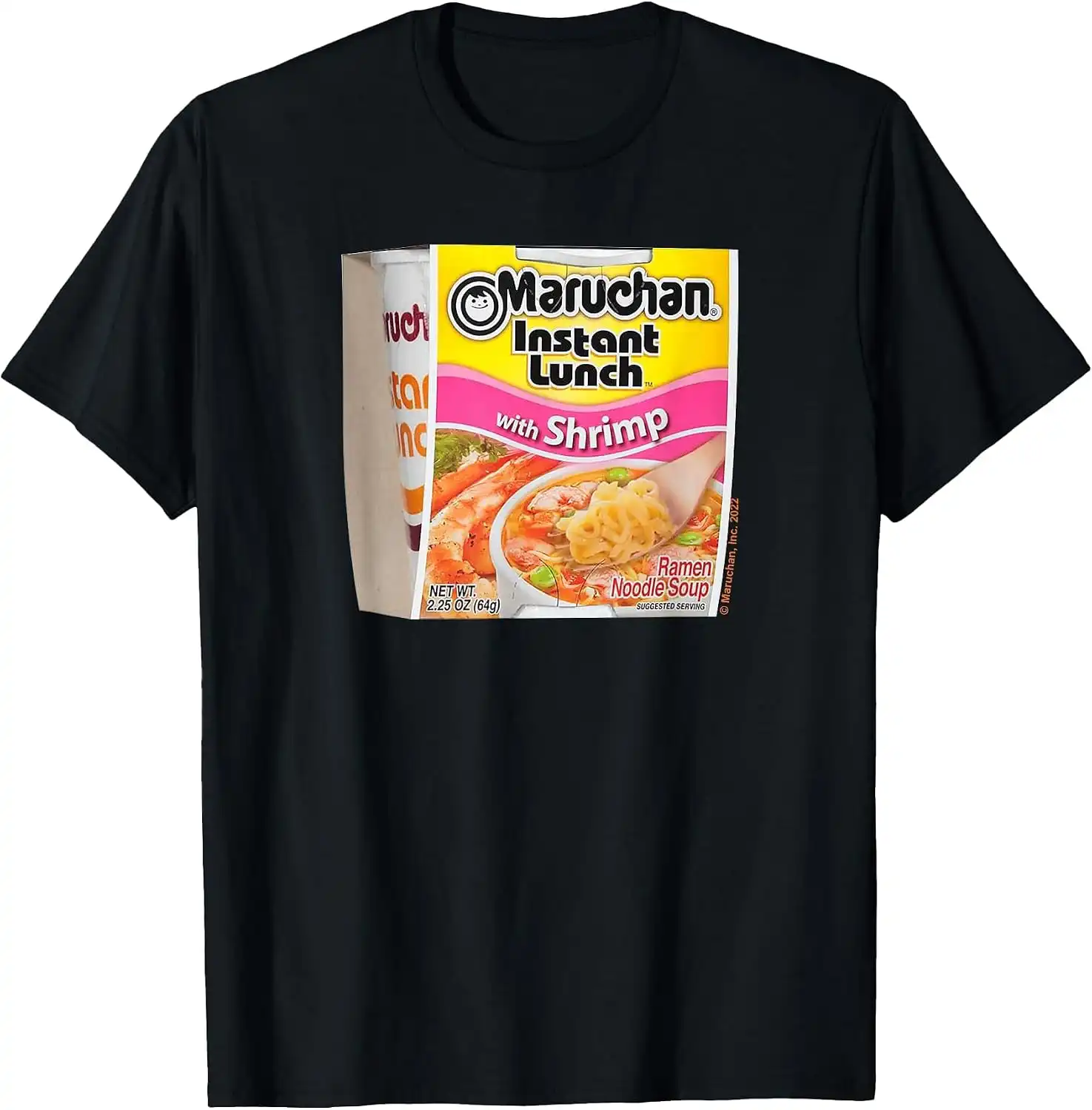 Maruchan Instant Lunch Shrimp Flavor Package Noodle Cup T-Shirt