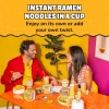 Maruchan Instant Lunch Ramen Noodles, Hot & Spicy Chicken Flavor – Japanese-Style Instant Noodle Soup, Easy Meal Ready in 3 Minutes – 2.25 Oz. (12 Pack) - Image 6