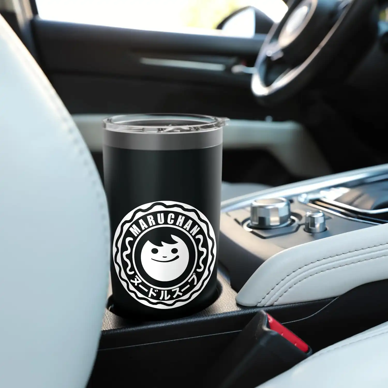 Maruchan Happy Face Classic Logo Stainless Steel Insulated Tumbler - Image 6