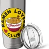 Maruchan Instant Lunch Ramen Lovers Club Bowl Logo Stainless Steel Insulated Tumbler - Image 5