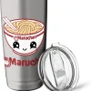 Maruchan Cute Noodle Bowl Face Logo Stainless Steel Insulated Tumbler - Image 5