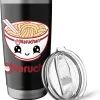 Maruchan Cute Noodle Bowl Face Logo Stainless Steel Insulated Tumbler - Image 5