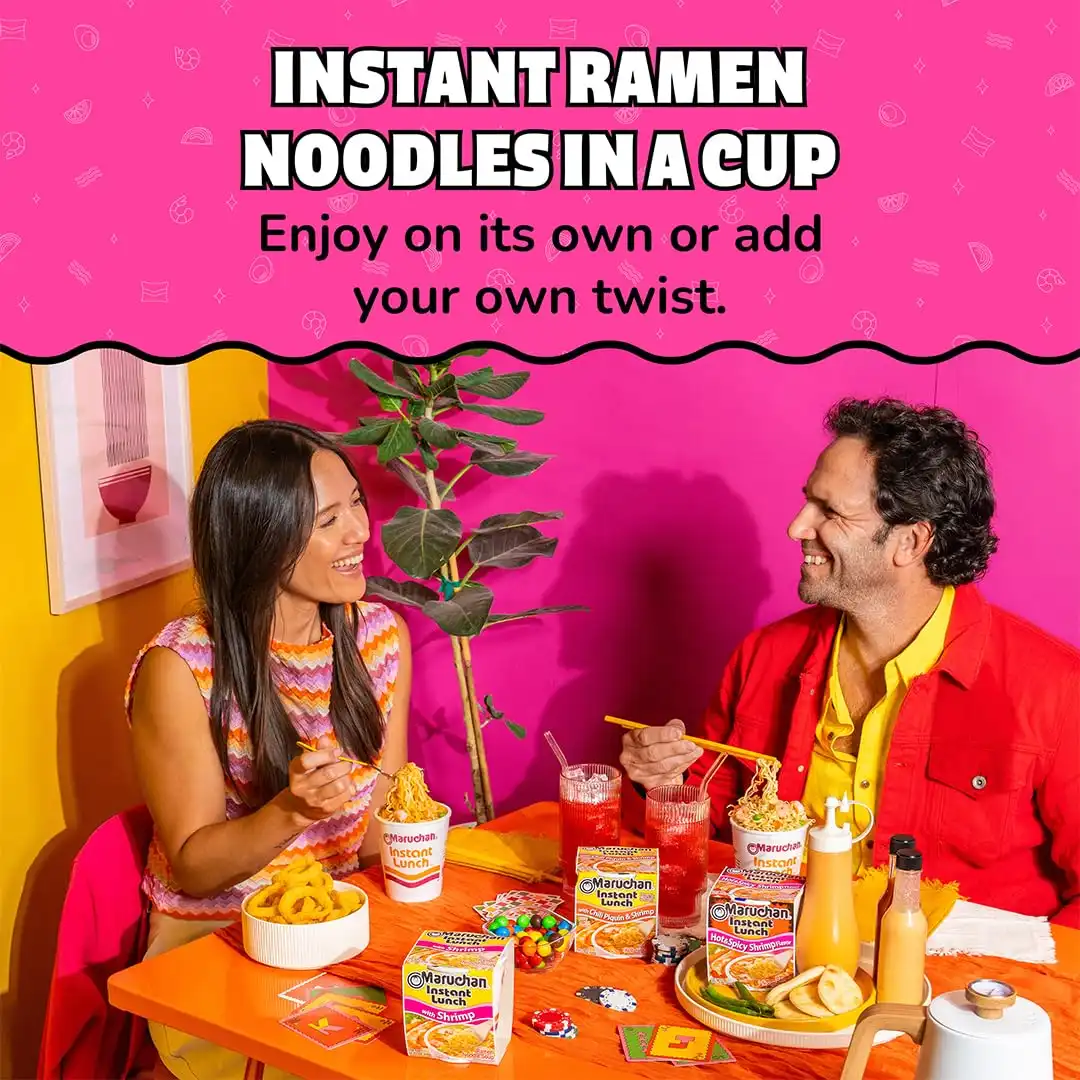 Maruchan Instant Lunch Ramen Noodles, Shrimp Flavor – Japanese-Style Instant Noodle Soup, Easy Meal Ready in 3 Minutes – 2.25 Oz. (12 Pack) - Image 5