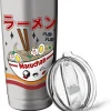 Maruchan Yum Yum Winking Noodle Bowl Poster Stainless Steel Insulated Tumbler - Image 5