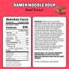 Maruchan Instant Lunch Ramen Noodles, Beef Flavor – Japanese-Style Instant Noodle Soup, Easy Meal Ready in 3 Minutes – 2.25 Oz. (12 Pack) - Image 2