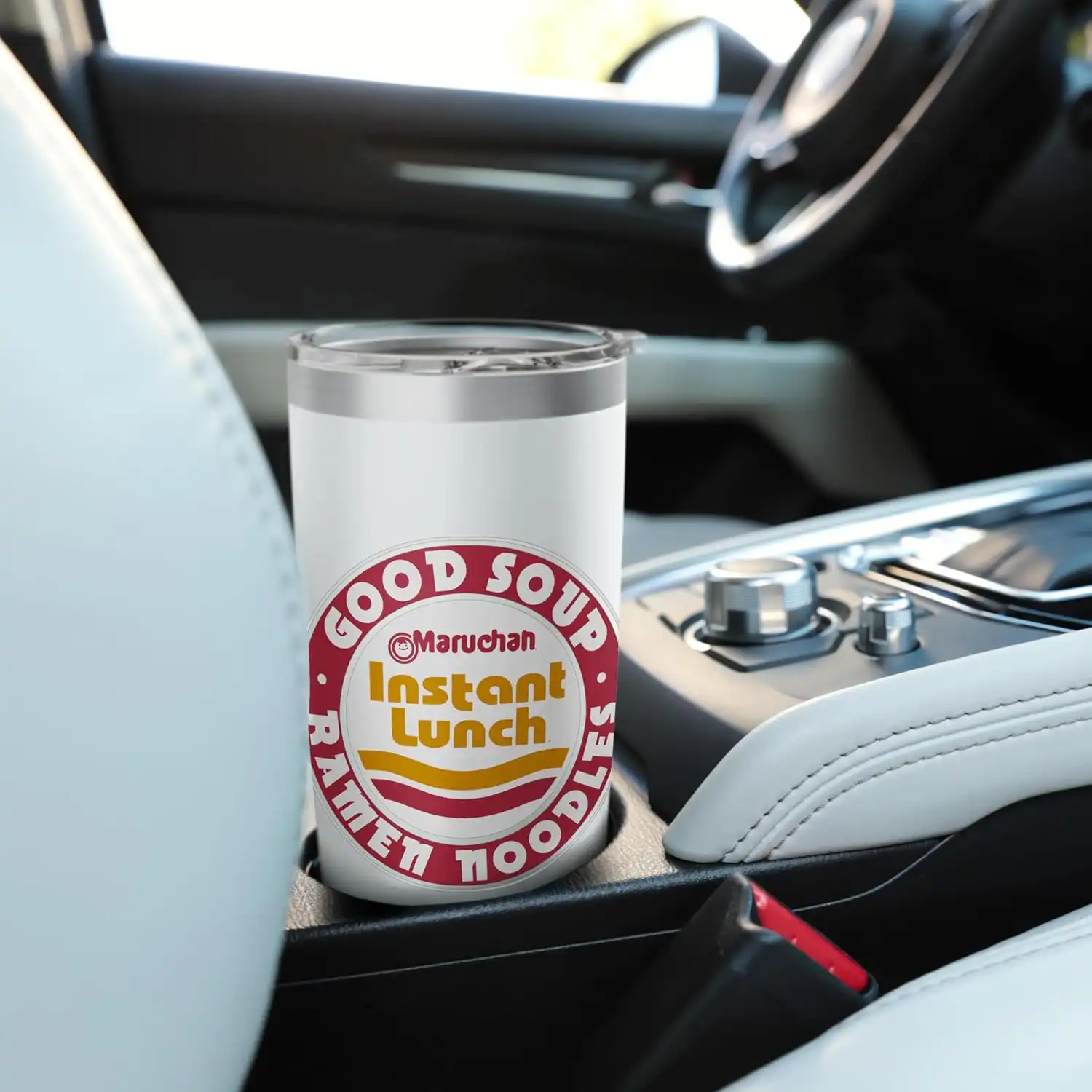 Maruchan Good Soup Ramen Noodles Logo Stainless Steel Insulated Tumbler - Image 6