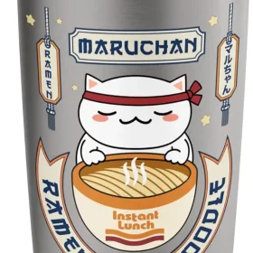 Maruchan Instant Lunch Kawaii Cat Ramen Noodle Bowl Stainless Steel Insulated Tumbler