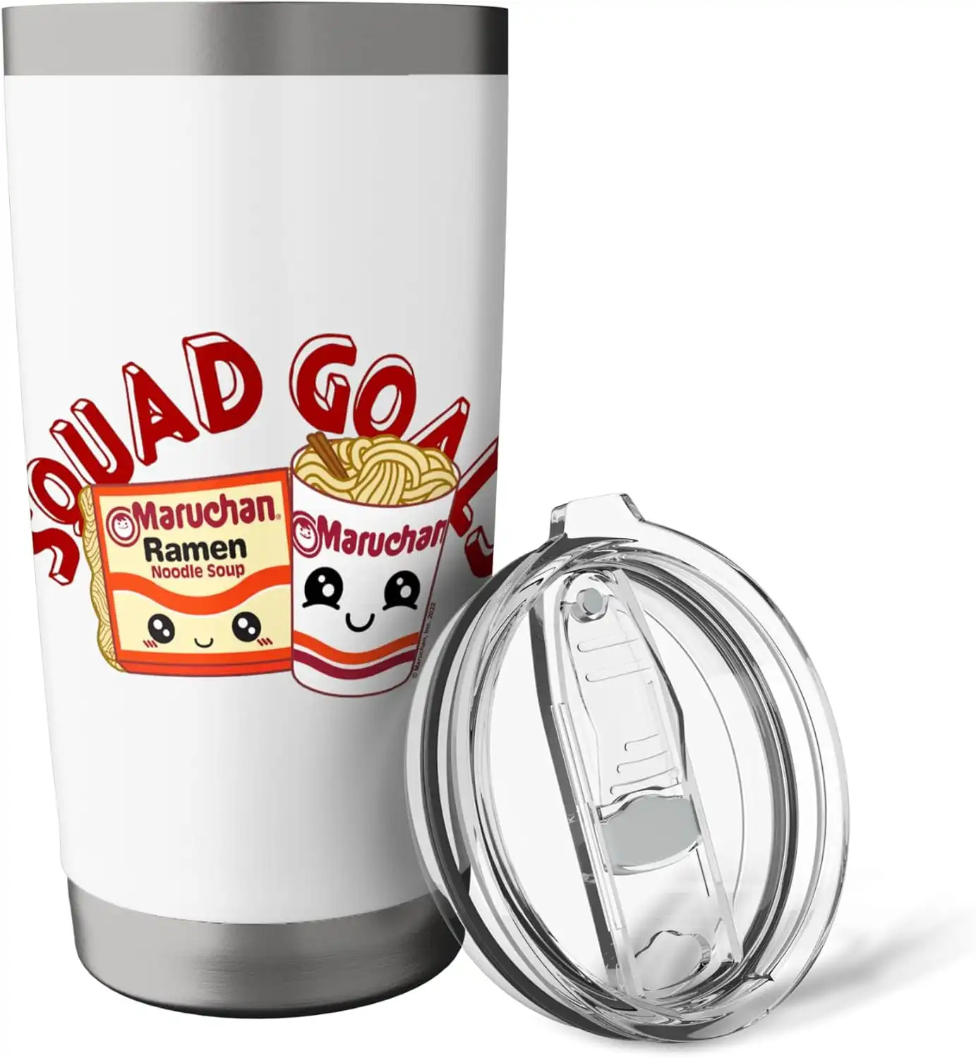Maruchan Instant Lunch Squad Goals Noodle Friendship Kawaii Stainless Steel Insulated Tumbler - Image 5