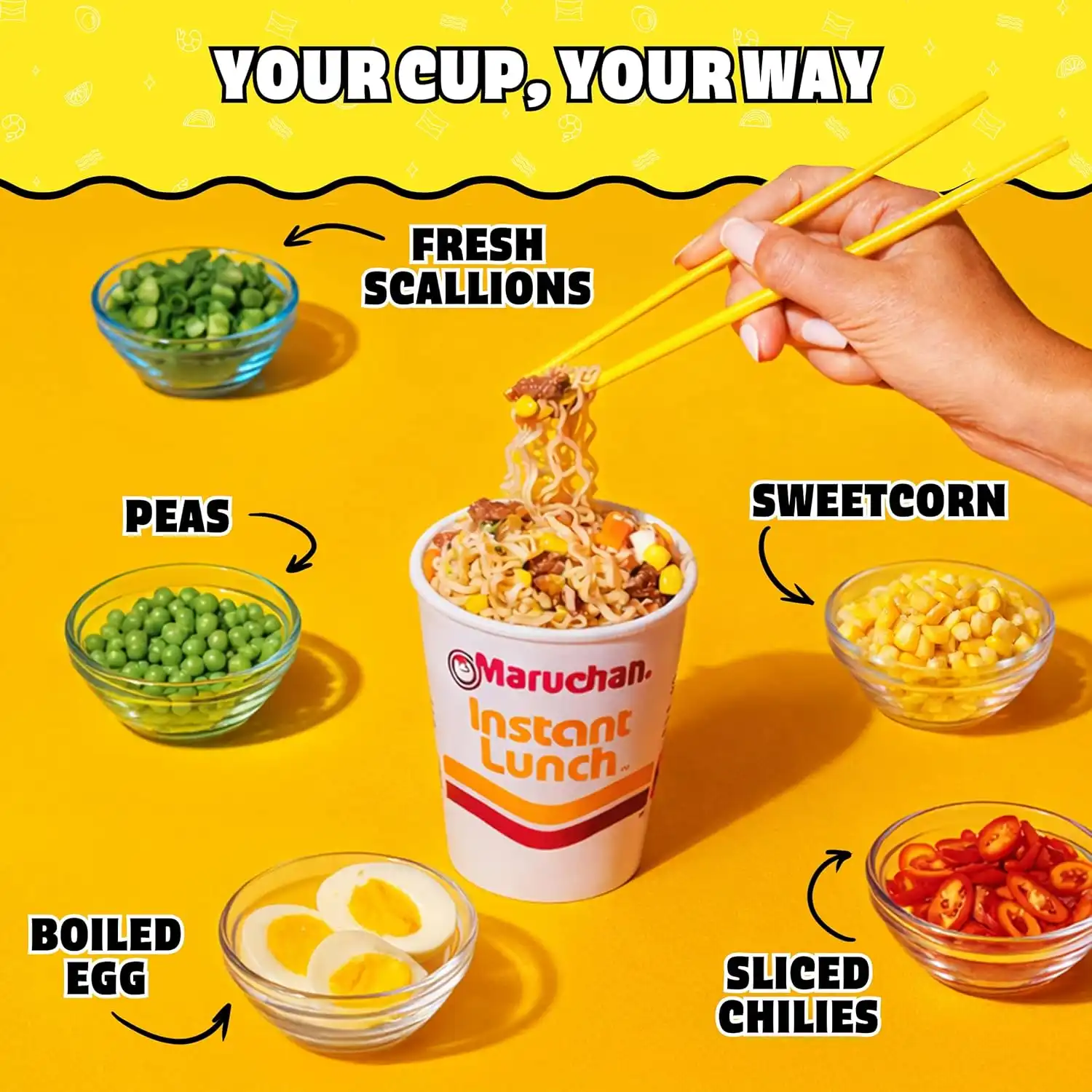 Maruchan Instant Lunch Ramen Noodles, Beef Flavor – Japanese-Style Instant Noodle Soup, Easy Meal Ready in 3 Minutes – 2.25 Oz. (12 Pack) - Image 7