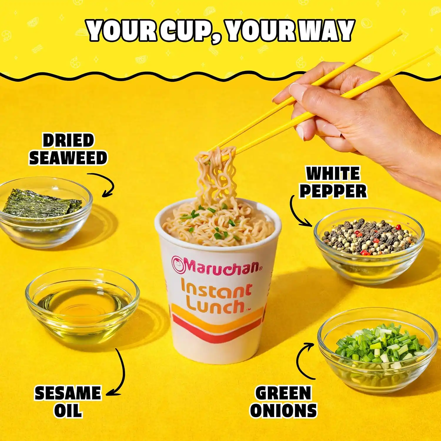 Maruchan Instant Lunch Ramen Noodles, Shrimp Flavor – Japanese-Style Instant Noodle Soup, Easy Meal Ready in 3 Minutes – 2.25 Oz. (12 Pack) - Image 7