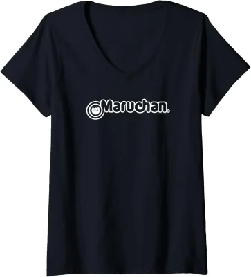 Maruchan Instant Lunch Official Classic Logo V-Neck T-Shirt