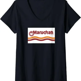 Maruchan Instant Lunch Classic Iconic Logo V-Neck T-Shirt