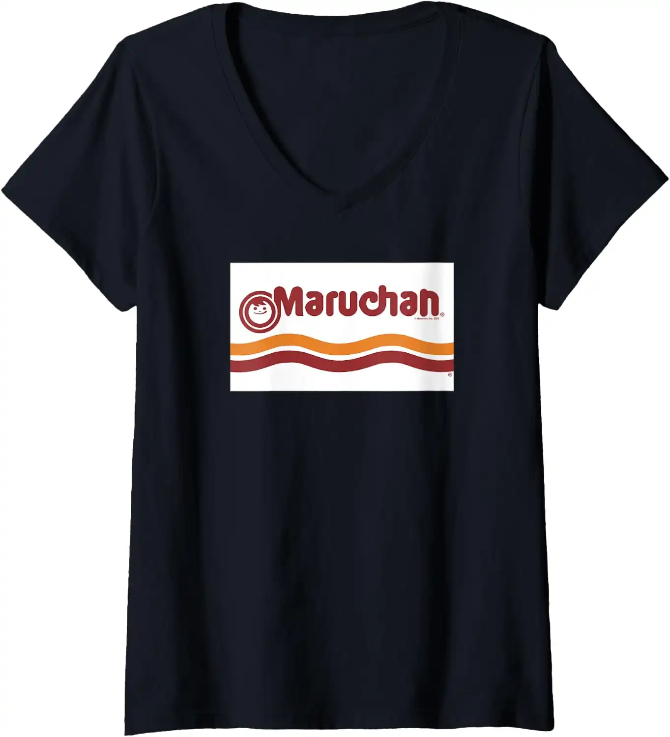 Maruchan Instant Lunch Classic Iconic Logo V-Neck T-Shirt
