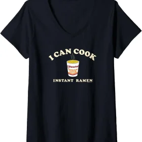 Maruchan Instant Lunch I Can Cook Instant Ramen Cup Logo V-Neck T-Shirt