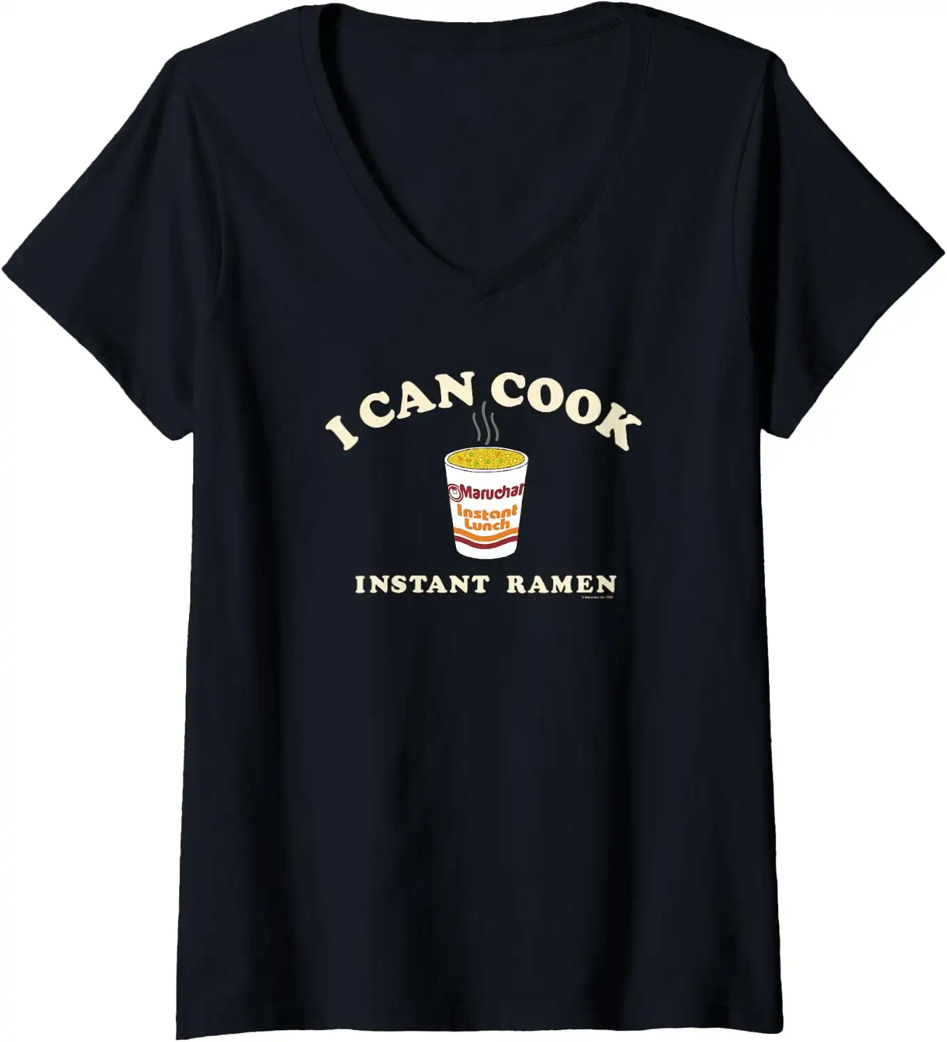 Maruchan Instant Lunch I Can Cook Instant Ramen Cup Logo V-Neck T-Shirt