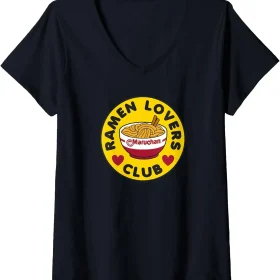 Maruchan Instant Lunch Ramen Lovers Club Bowl Logo V-Neck T-Shirt