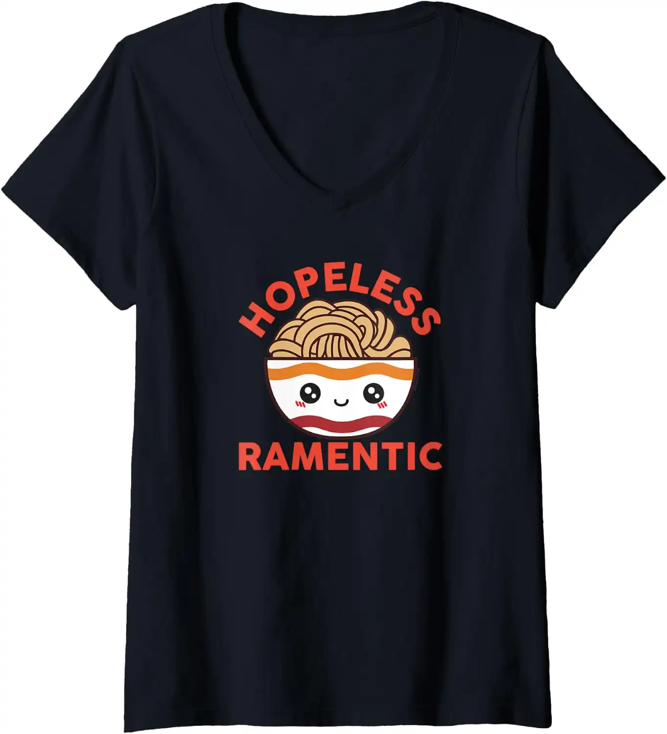Maruchan Instant Lunch Hopeless Ramentic Cute Bowl V-Neck T-Shirt