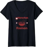 Maruchan Instant Lunch Classic Reman Bowl Logo V-Neck T-Shirt