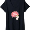 Maruchan Instant Lunch Rich Flavor Cute Noodle Cup Logo V-Neck T-Shirt