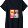 Maruchan Instant Lunch Ramen Cups Pop Art Painting V-Neck T-Shirt