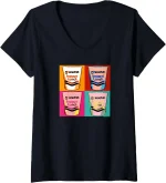 Maruchan Instant Lunch Ramen Cups Pop Art Painting V-Neck T-Shirt