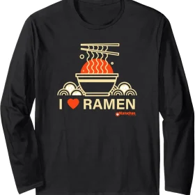 Maruchan I Heart Ramen Noodle Bowl Poster Long Sleeve T-Shirt