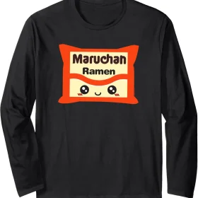 Maruchan Instant Lunch Kawaii Cute Package Logo Long Sleeve T-Shirt