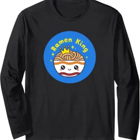 Maruchan Instant Lunch Cute Kawaii Ramen King Bowl Logo Long Sleeve T-Shirt