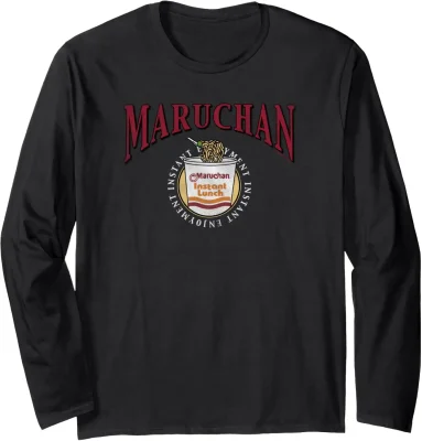 Maruchan Instant Lunch Instant Enjoyment Logo Long Sleeve T-Shirt