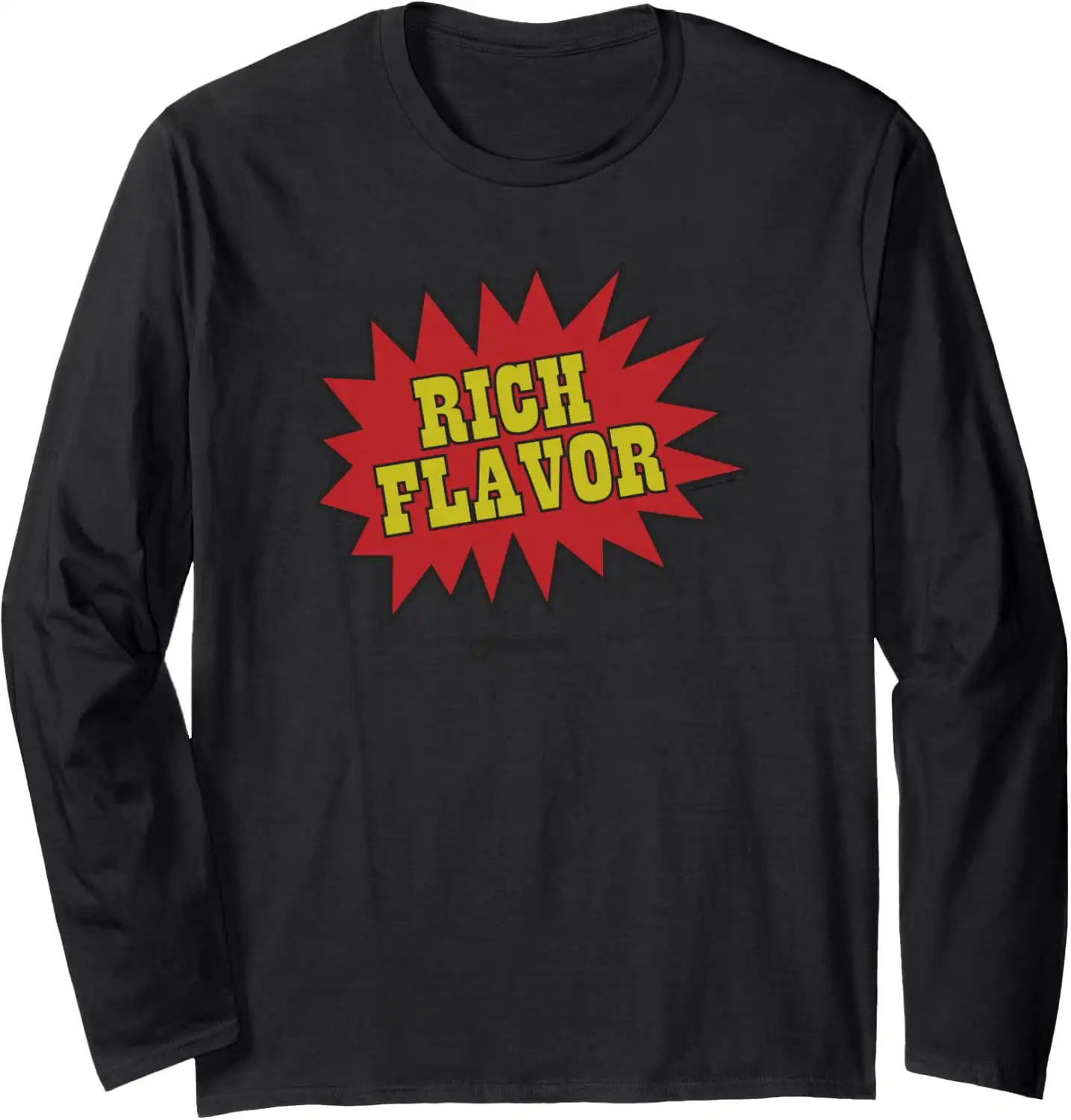 Maruchan Instant Lunch Rich Flavor Comic Onomatopoeia Long Sleeve T-Shirt