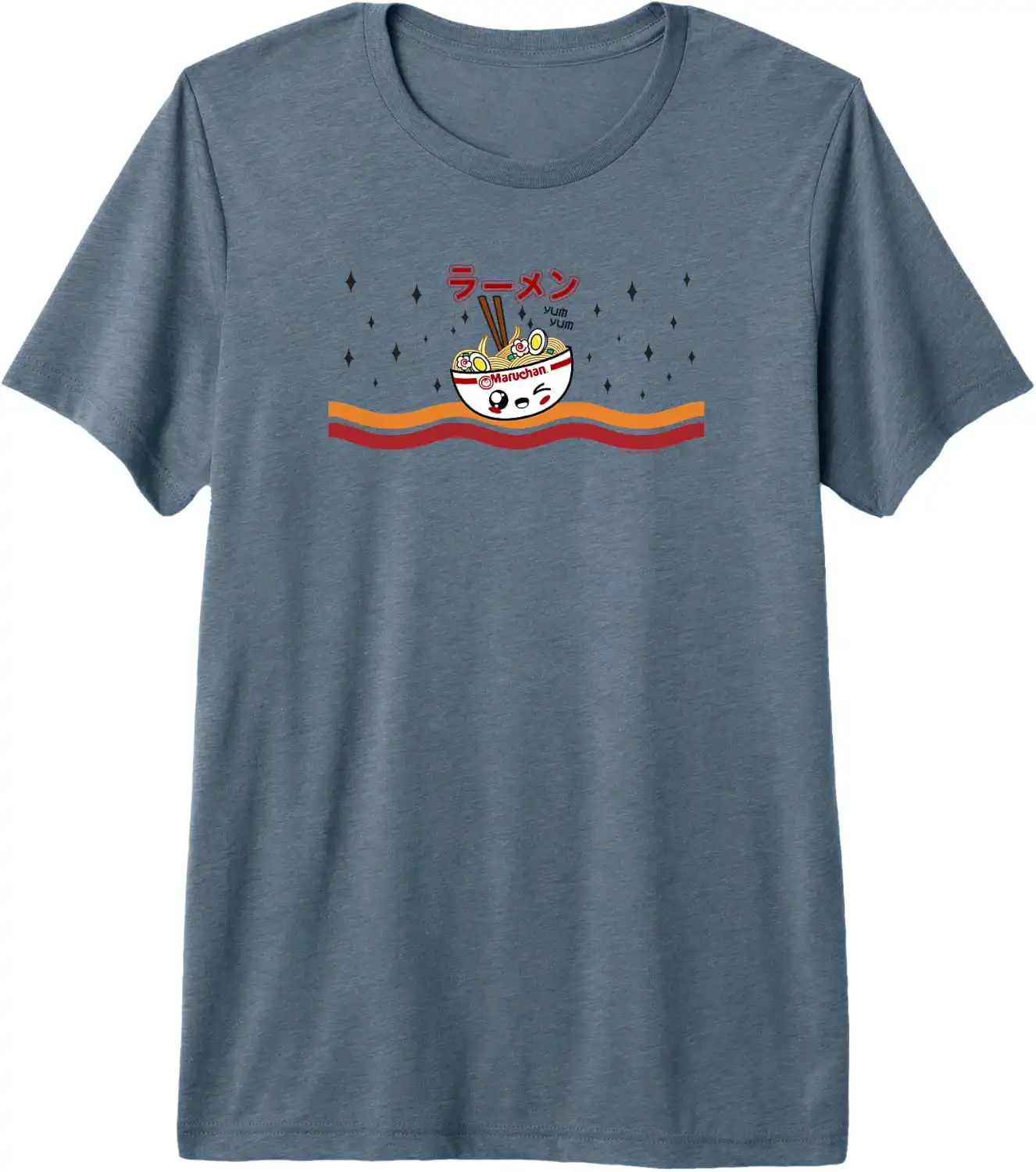 Maruchan Winking Anime Noodle Bowl Premium Tri-blend T-Shirt