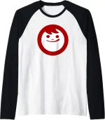 Maruchan Instant Lunch Happy Face Classic Logo Raglan Baseball Tee