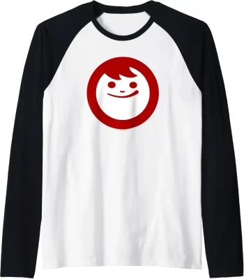 Maruchan Instant Lunch Happy Face Classic Logo Raglan Baseball Tee