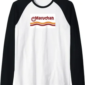 Maruchan Instant Lunch Classic Iconic Logo Raglan Baseball Tee