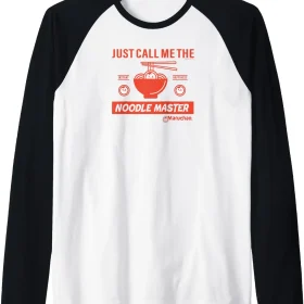 Maruchan Instant Lunch Just Call Me The Noodle Master Raglan Baseball Tee