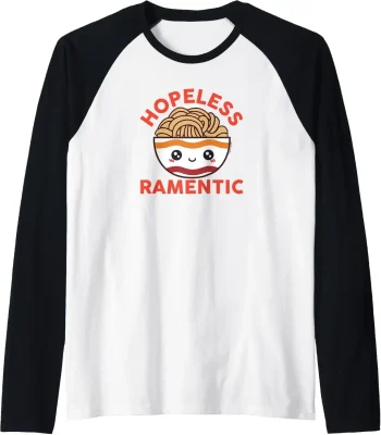 Maruchan Instant Lunch Hopeless Ramentic Cute Bowl Raglan Baseball Tee