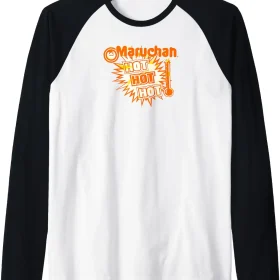 Maruchan Instant Lunch Hot Hot Hot Thermometer Logo Raglan Baseball Tee